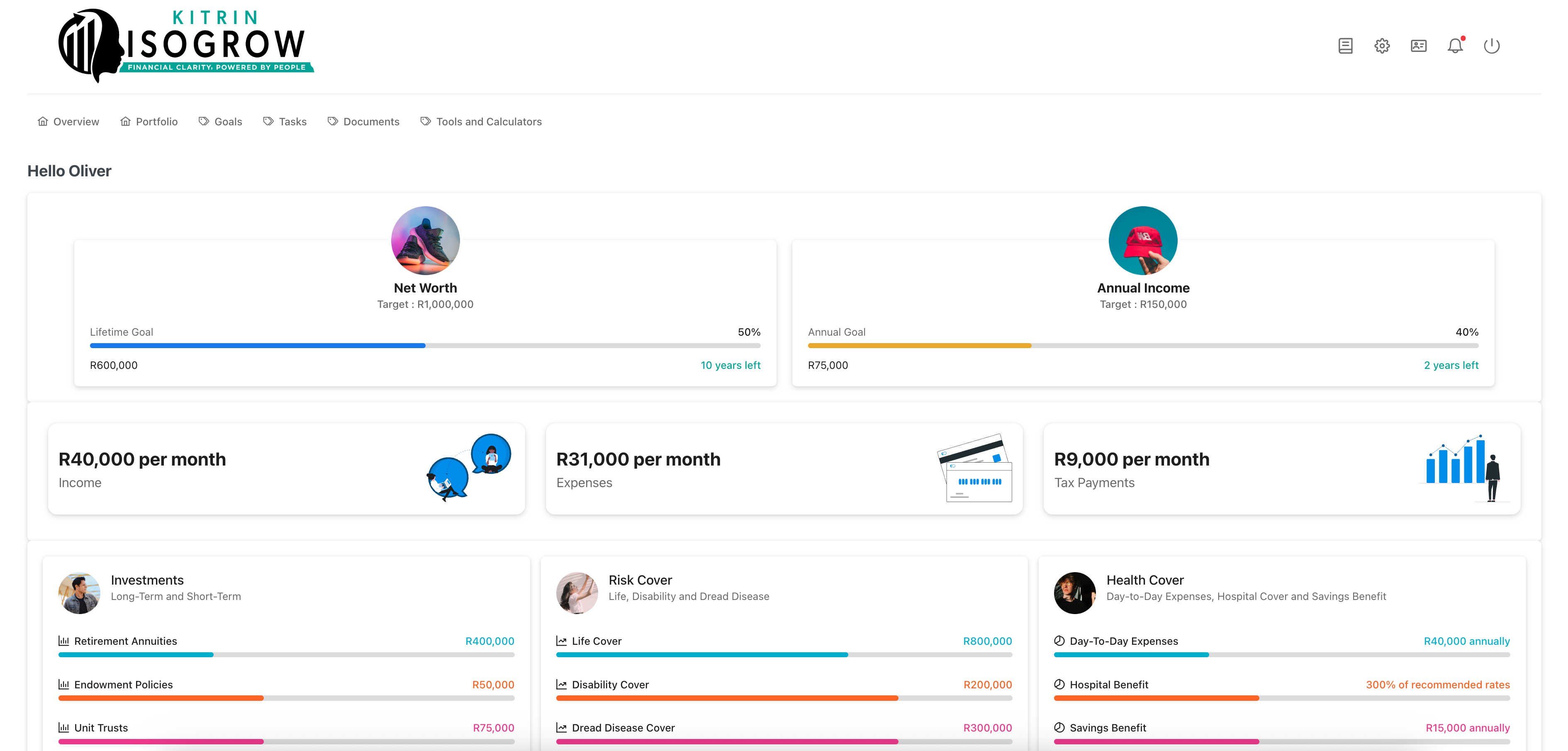 IsoGrow app screenshot